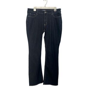 Riders by Lee mid rise boot cut dark wash Jeans Women’s 16 Long